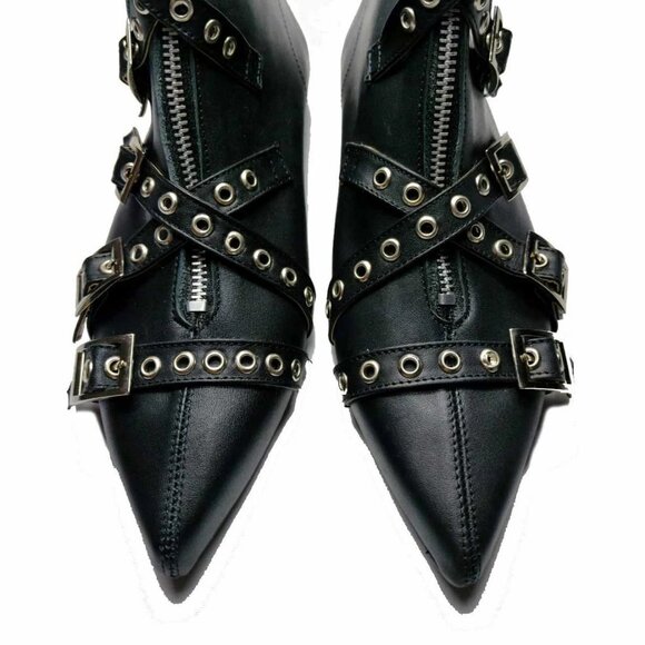 PoisonMX Goth Pikes Winklepicker - Size 11 women - Size 9,5 men - Picture 2 of 3